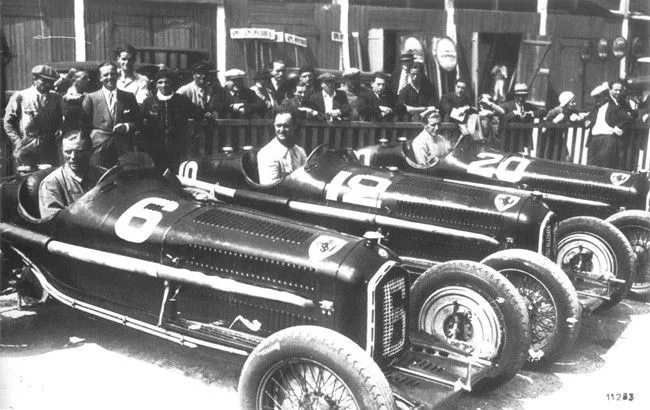 Az Alfa Romeo versenyosztálya az 1920-as évekből