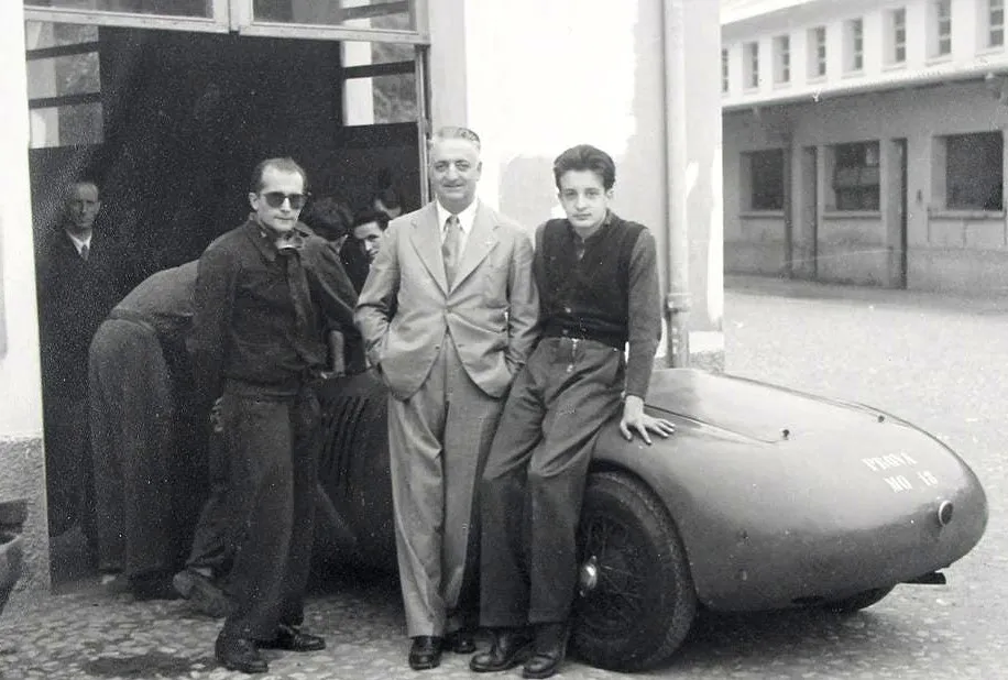 Enzo és Dino Ferrari 1947