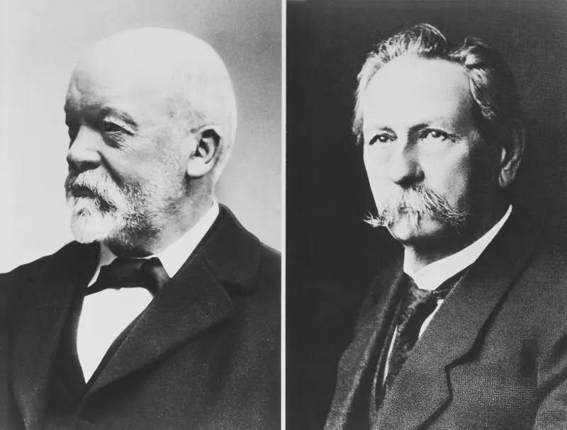 Gottlieb Daimler és Karl Benz, a Mercedes-Benz alapítói