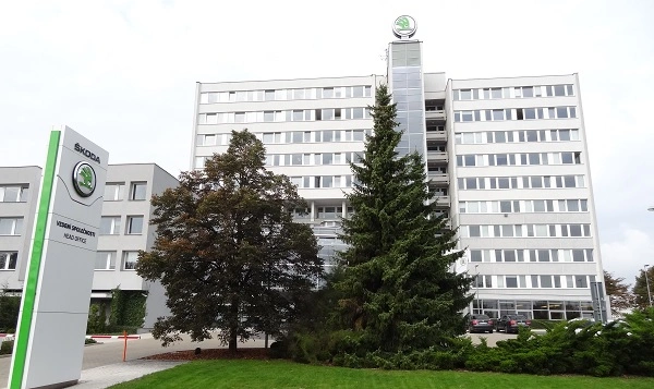 Skoda központja Mladá Boleslavban