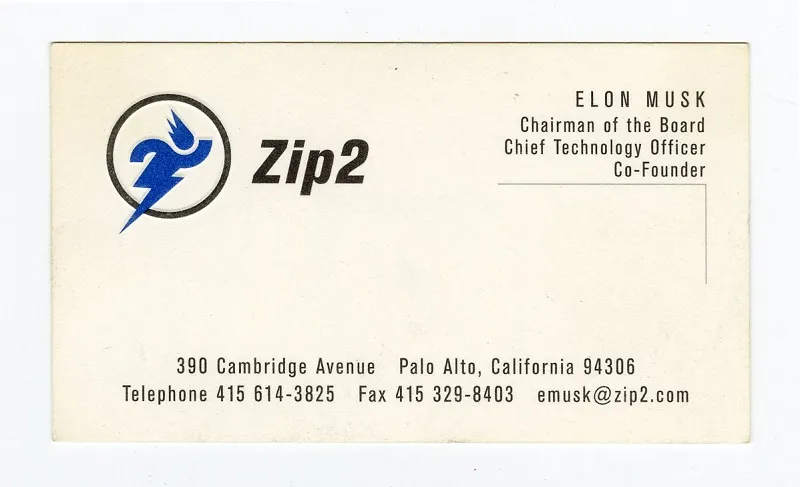 ZIP2 névjegykártya 1996